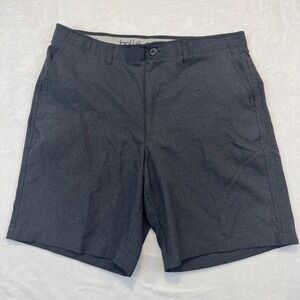 Bolle Golf Tech Mens Shorts Size 36 Charcoal Gray Heather Performance Activewear